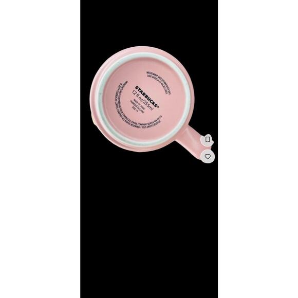 Starbucks Textured/Speckled Pink Coffee Mug/Cup 2019 Matte 12oz Valentine’s Day - Picture 4 of 6